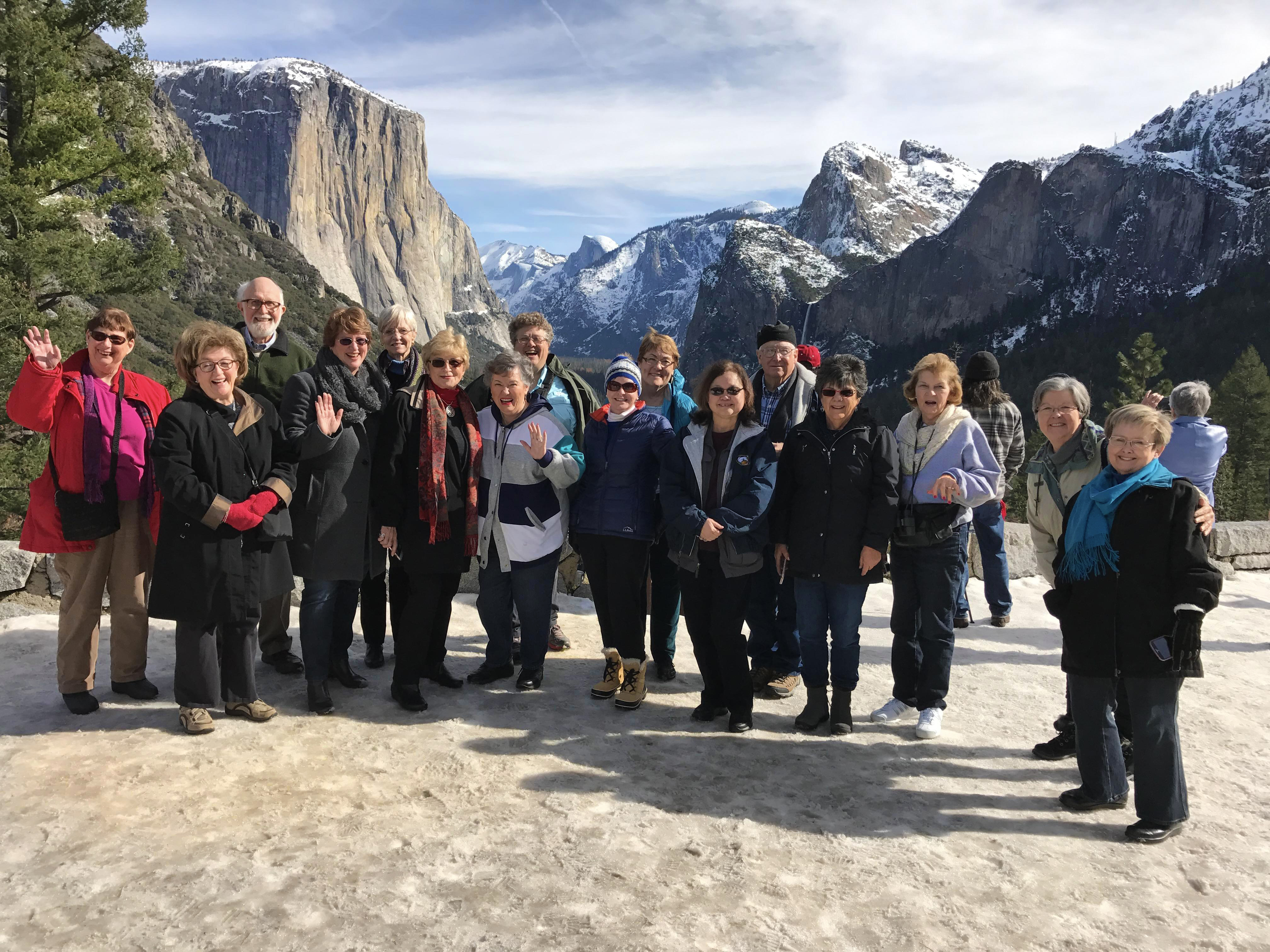 Sports Leisure travelers in Yosemite