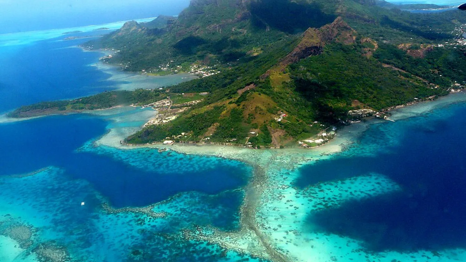 Bora Bora Aerial View