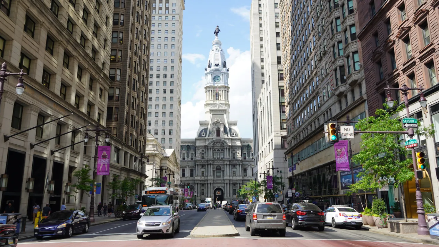 Broad Street & City Hall Philadelphia