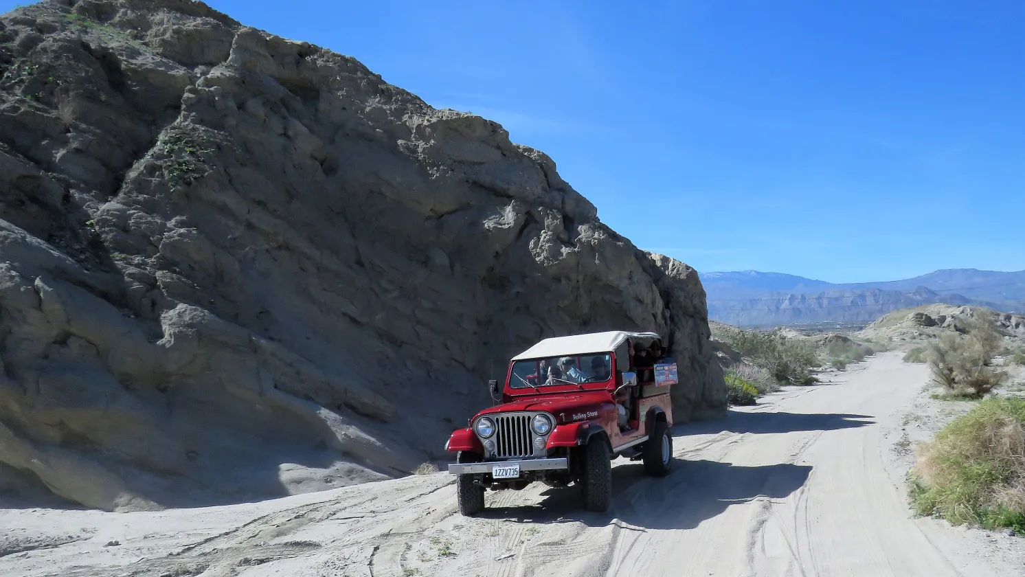 Sports Leisure travelers on a jeep ride in Palm Springs