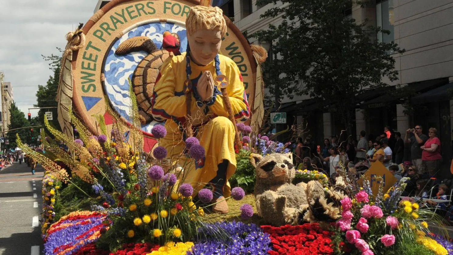 Rose Parade float
