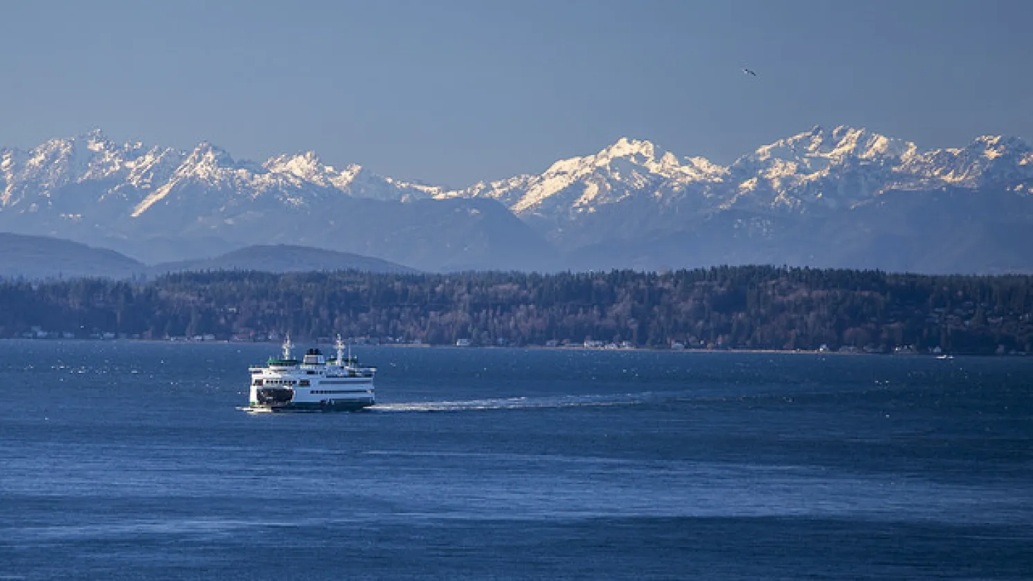 Ferry on Puget Sound