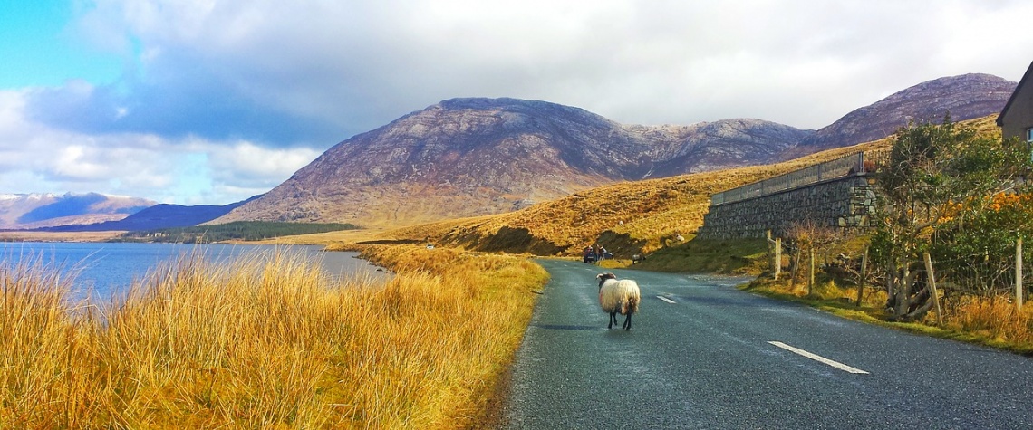 A road in Connermara, Ireland