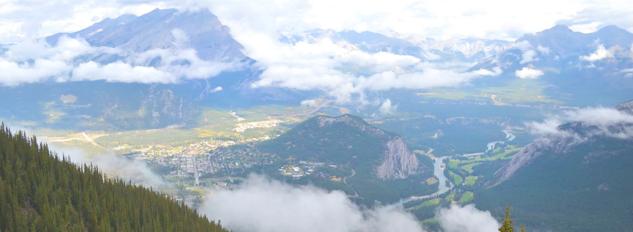 View of the Rocky Mountains, Canada