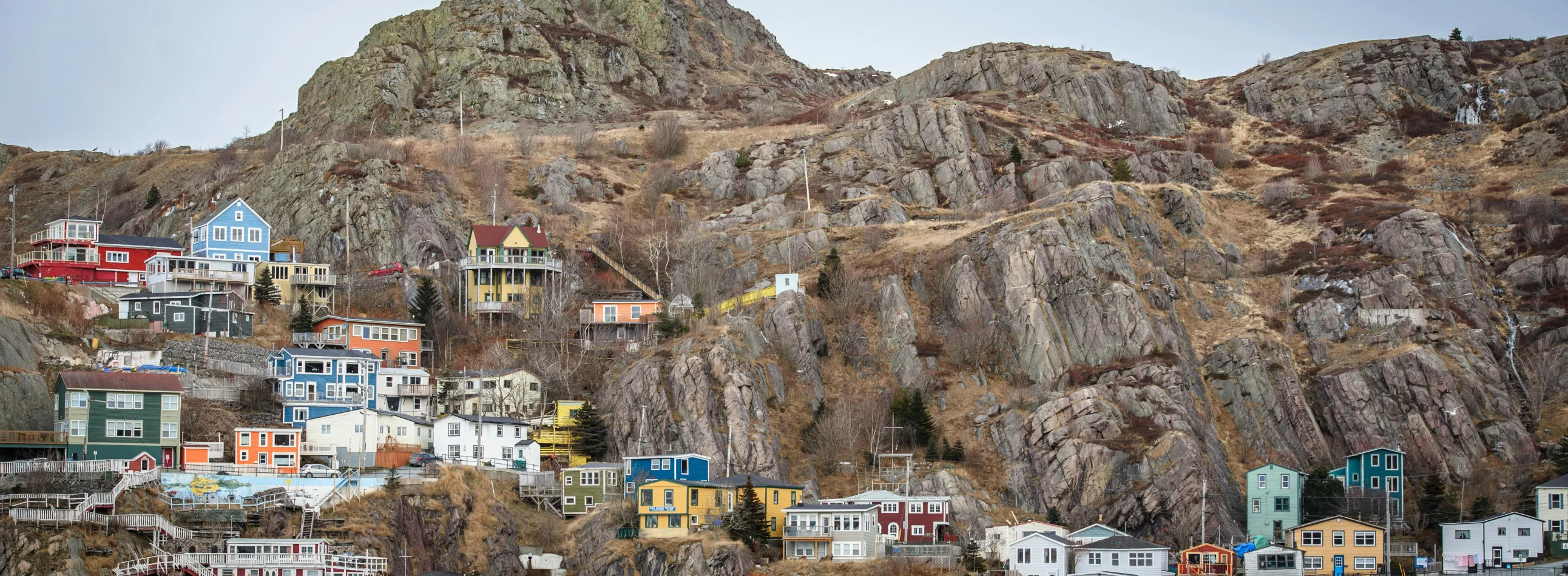 Colorful Houses in Newfoundland