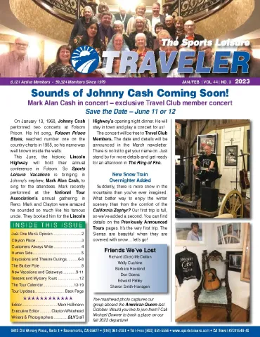 The Traveler - January/February 2023 cover