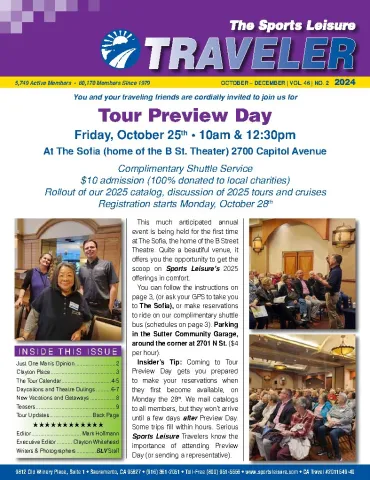 The Traveler - October-December 2024 cover