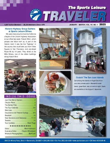 The Traveler - January-March 2025 cover