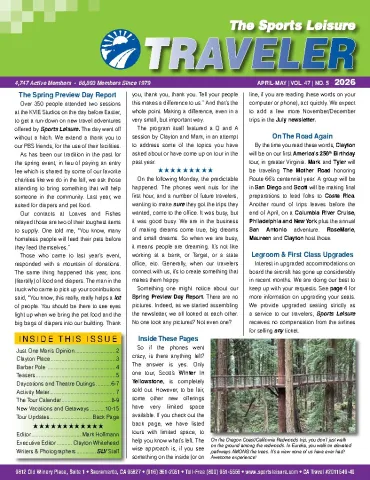 The Traveler - Apr-May 2026 cover