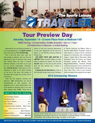 The Traveler - Aug/Sept 2019 cover
