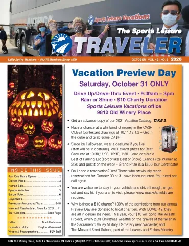 The Traveler - October 2020 cover