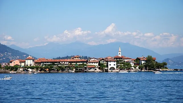 Island in the Lake Maggiore