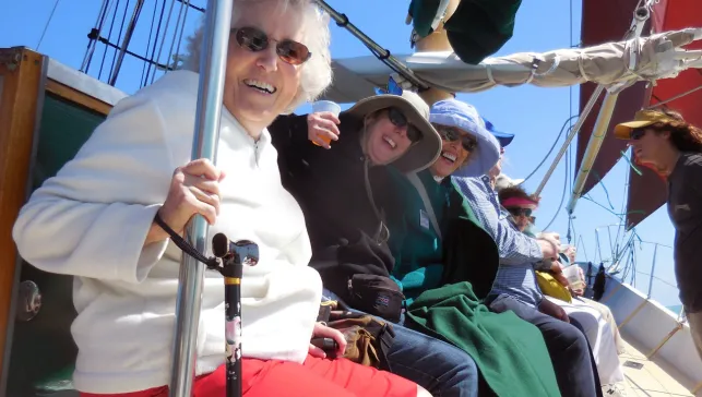 Sports Leisure travelers on a boat in Key West, Florida