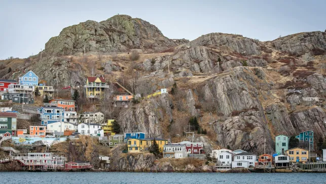 Colorful Houses in Newfoundland