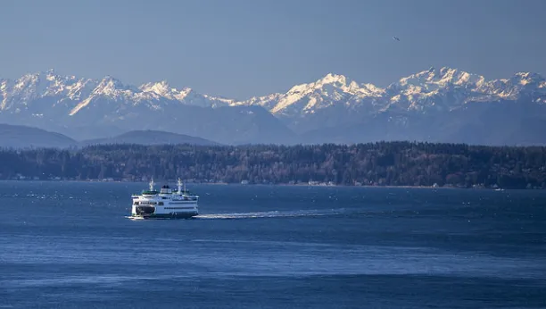 Ferry on Puget Sound