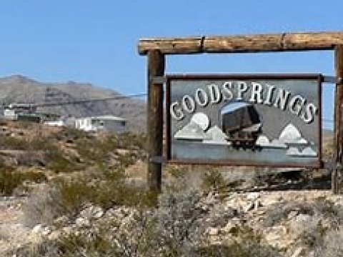 Goodsprings Nevada Road Sign