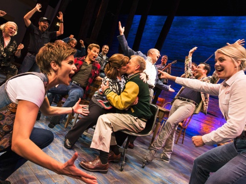 The cast of Come From Away